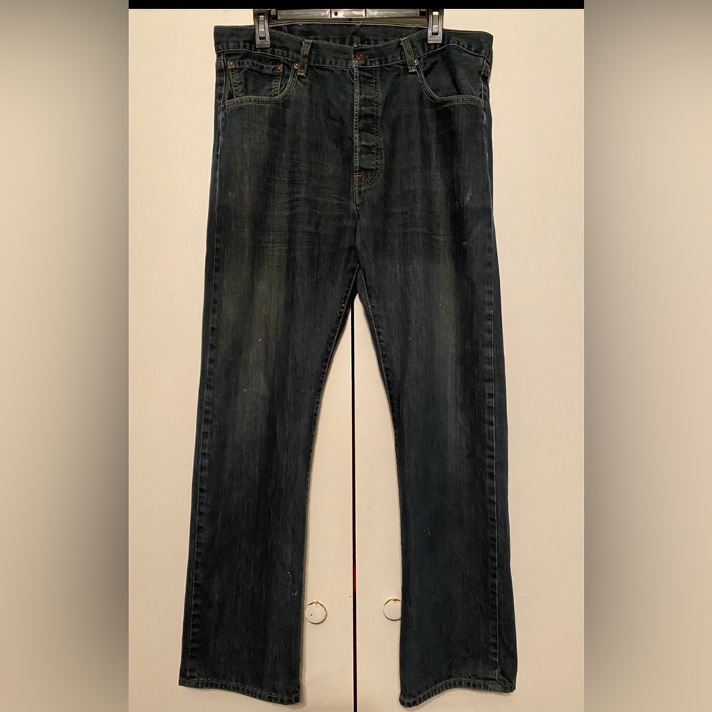 levis 501 jeans mens button fly size 36x32